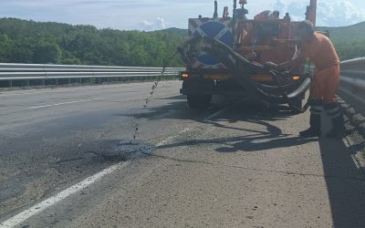 Услуги машины для ямочного ремонт асфальта - Омск, заказать или взять в аренду