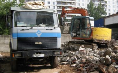 Вывоз строительного мусора, погрузчики, самосвалы, грузчики - Омск, цены, предложения специалистов