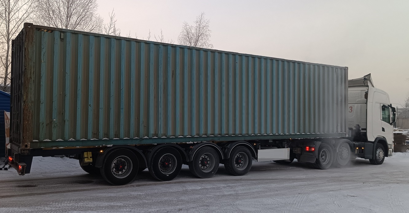 Контейнеровоз для перевозки контейнеров 20 и 40 футов в Называевске